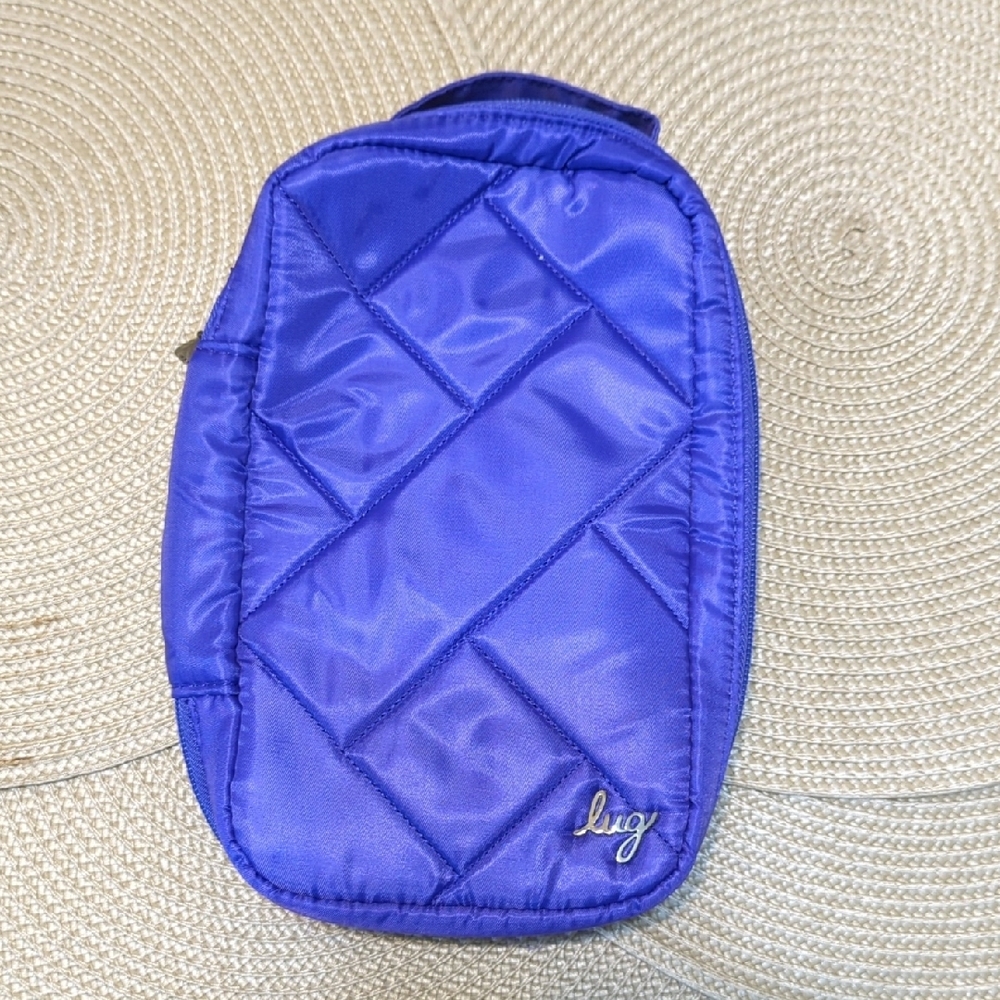 Lug Quilted Purple Pouch